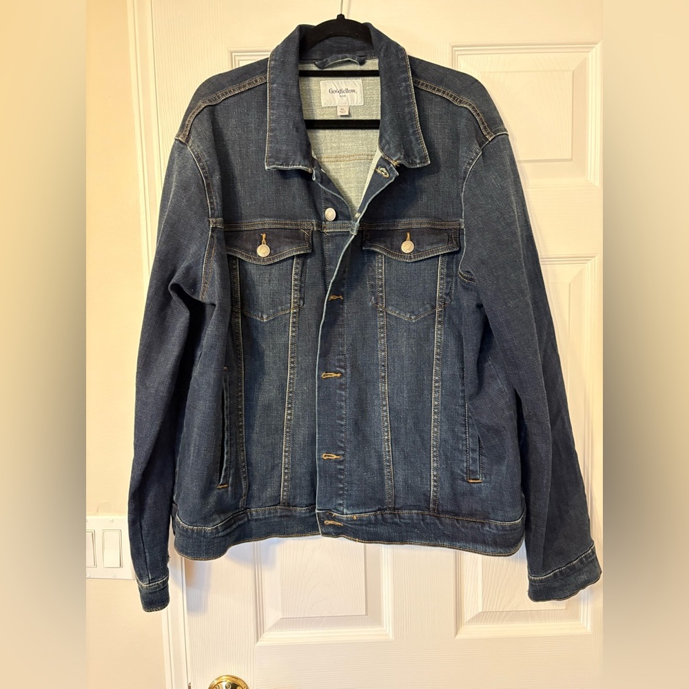 Goodfellow Men’s Dark Denim Jacket. Brand new without tags.